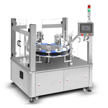 vertical type cream Jar cartoning machine